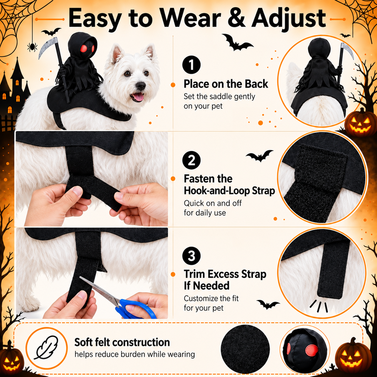 Halloween Costume for Dogs & Cats